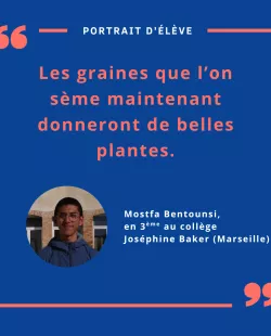 Mostfa, élève Institut Louis Germain